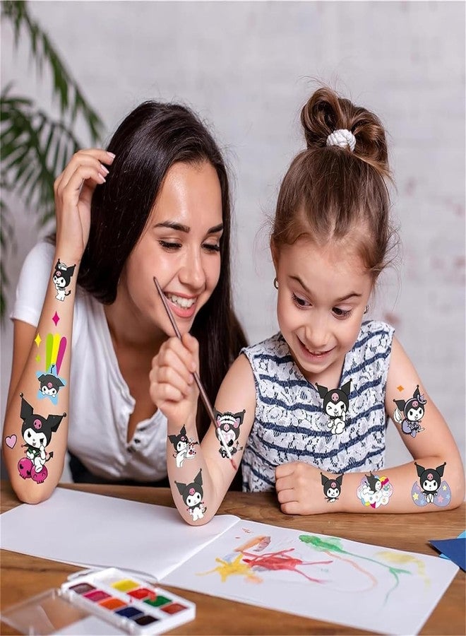 kingmagnate 40pcs Temporary Tattoos for Kids,Kuomi Party Favors Fake Tattoos Stickers,Kawaii Birthday Party Supplies,Birthday Decorations Party Game Activities Reward Gifts (Klm) - Image 4