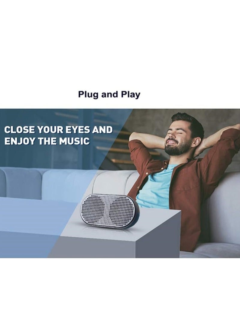 Y&D PC Speakers, Computer USB Mini Speaker Powered Stereo Multimedia for Tablets Desktop Laptop  - Image 2