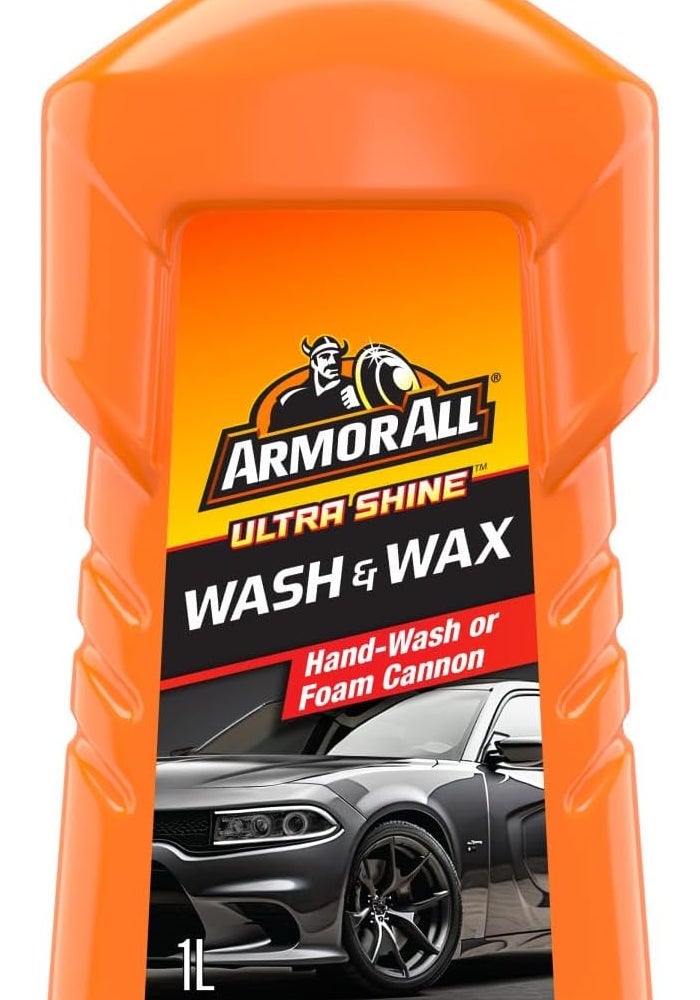Armor All Ultra Shine Wash & Wax Shampoo - 1 Litre - Image 1