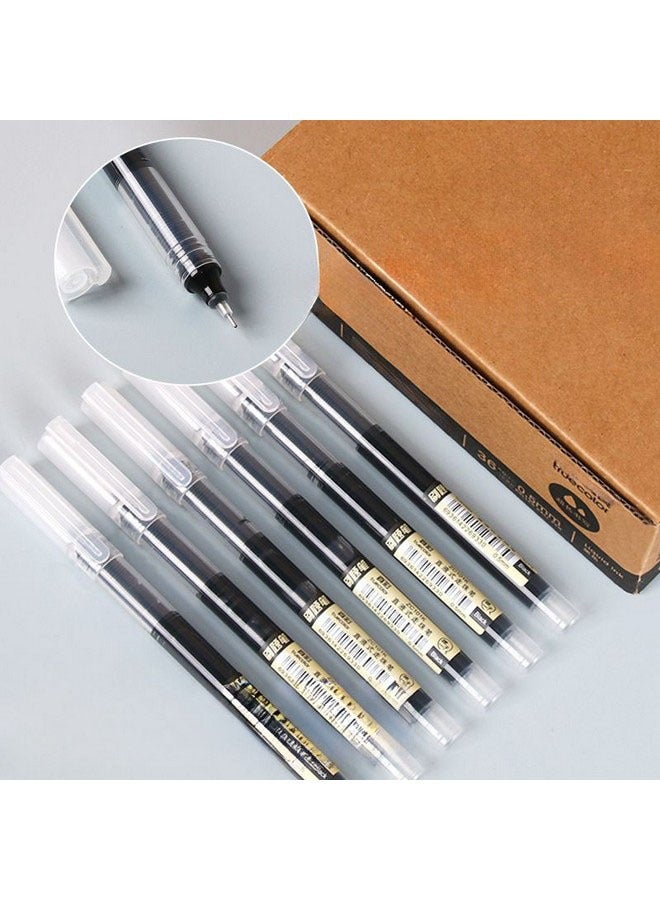 TrueColor 36-piece Durable Straight Liquid Writing Pens, Quick-Drying and Large Capacity Smooth Writing Pens Set for Students Office - Image 3