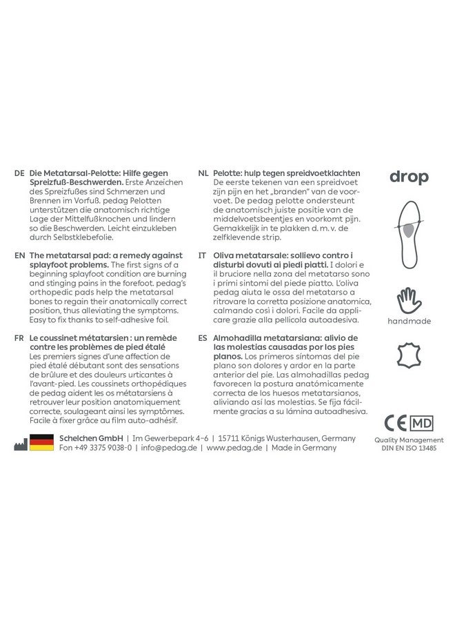 Pedag Drop Anatomically Correct Metatarsal Arch Pads To Lift And Shape, Leather, Medium (Eu 3840/ Us W810/M57) - Image 4