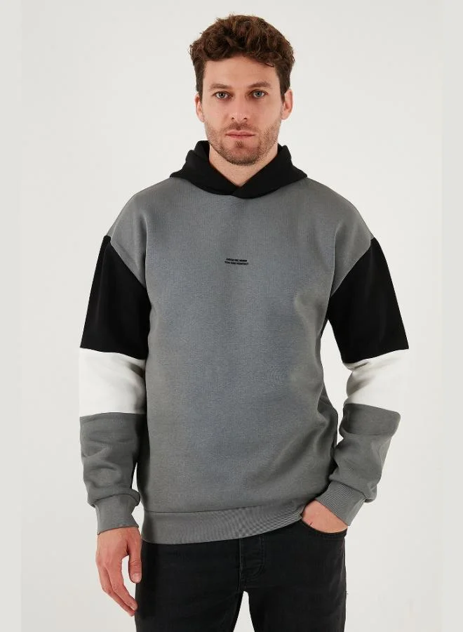 Buratti  Buratti Cotton Relaxed Fit Hooded Furry Inside Soft Raised 2-Pack Sweat Men's SWEAT 5905299S2 for Men | Best Price UAE