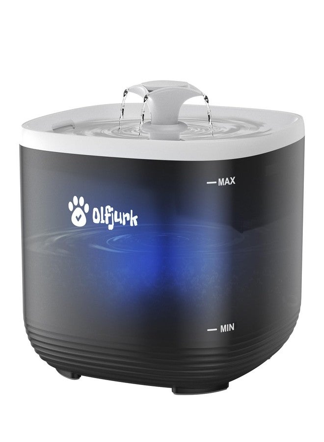 Olfjurk 101.4oz/3L Automatic Pet Fountain Cat Water Fountain Dog Water Dispenser with Replacement Filters for Cats, Dogs, Multiple Pets - Image 1