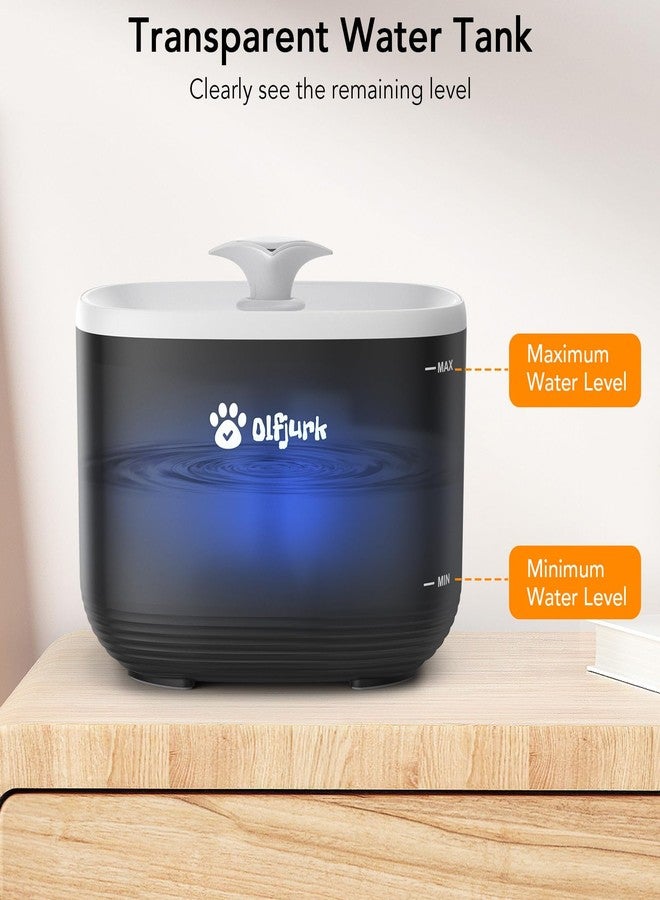 Olfjurk 101.4oz/3L Automatic Pet Fountain Cat Water Fountain Dog Water Dispenser with Replacement Filters for Cats, Dogs, Multiple Pets - Image 3