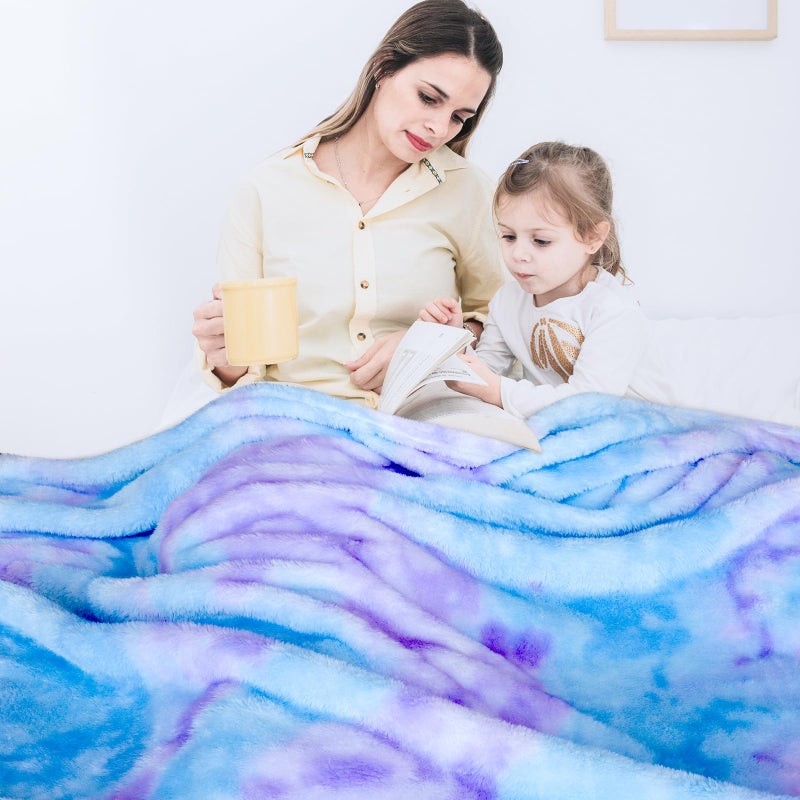 MUGD Soft Blankets Fleece Soft Fuzzy Throw Blanket Kids Warm Throw Blanket for Bed - Image 5