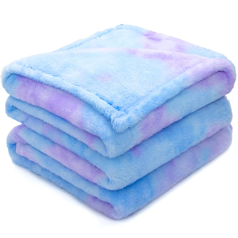 MUGD Soft Blankets Fleece Soft Fuzzy Throw Blanket Kids Warm Throw Blanket for Bed - Image 1