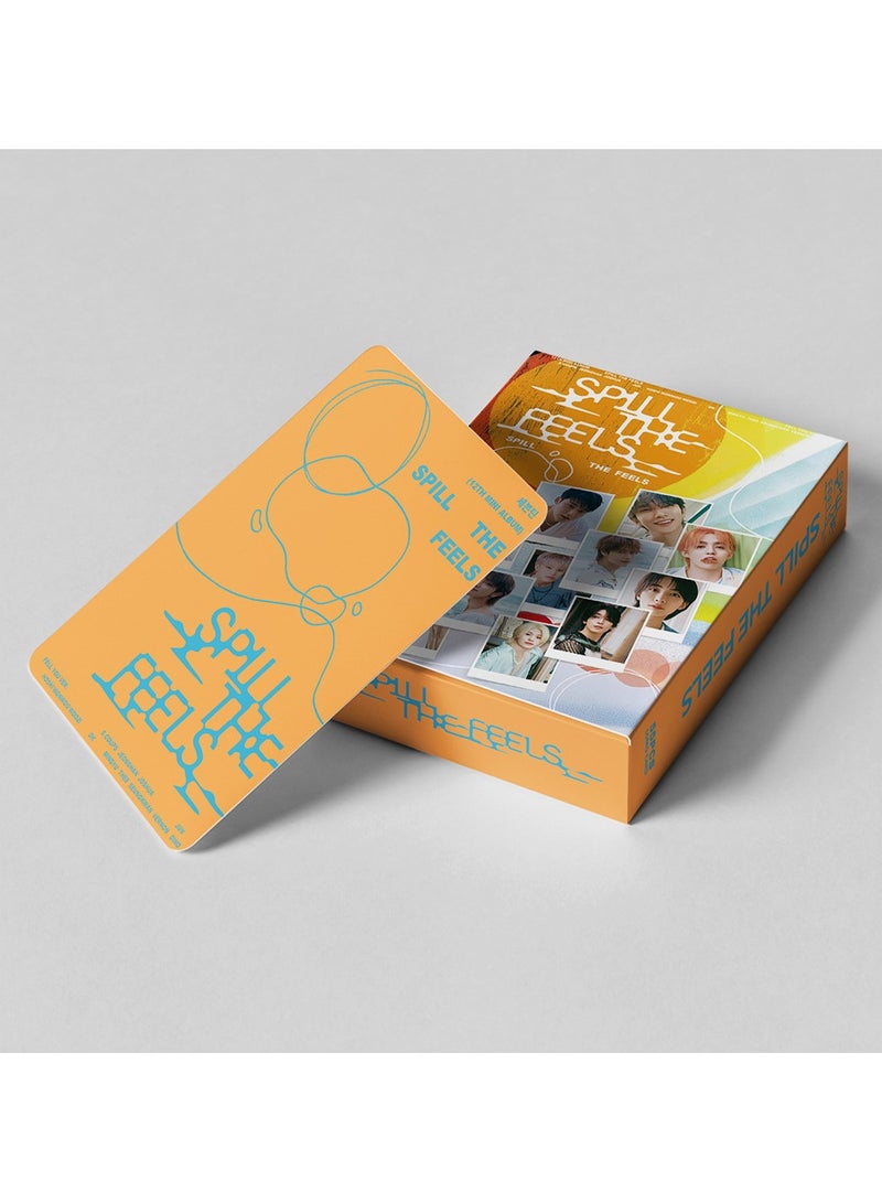 NIBEMINENT 55 Pcs Kpop SEVENTEEN SPILL THE FEELS Lomo Cards Card For Fans Collection Gifts - Image 3