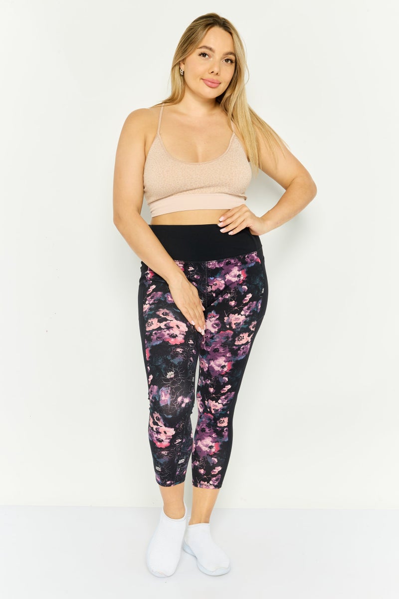SKECHERS سراويل رياضية نسائية للياقة البدنية، مجموعة سوداء - Image 4