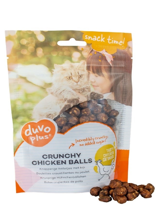 Crunchy Chicken Balls For Cats - 50G