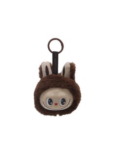 Generic Generation Vinyl Plush Head Type Small Pendant Second Generation Cloth Key Chain Ugly Cute Doll Doll Batch-Specifications:Maroon (please Take Multiples Of 12)-Color:Height 10.5*8cm (54g)  - Image 1