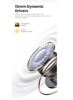 Usams Wireless Earbuds with Dual Mic, ENC Noise Cancellation, Bluetooth 5.3, 50H Battery Life, 13mm HD Speaker, Deep Bass, Smart Touch Control  - Image 3