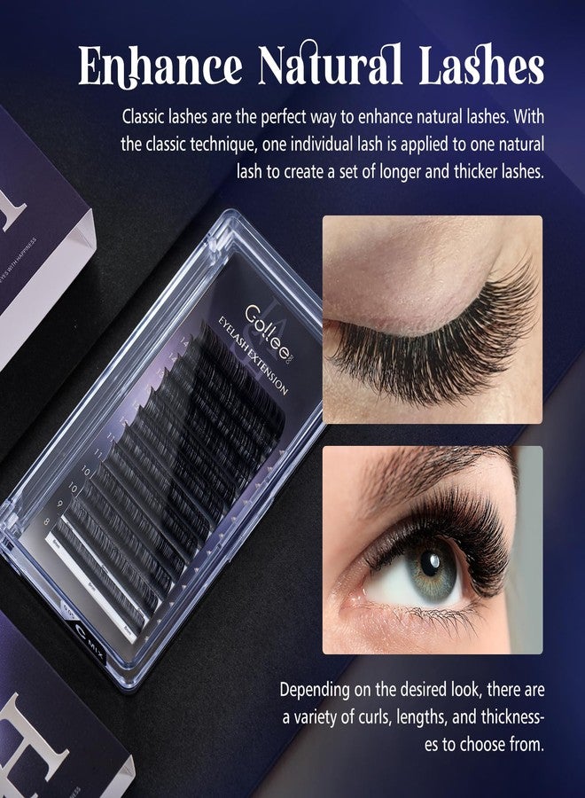 GOLLEEPRO Eyelash Extension Easy Fan Volume Lashes Mixed Tray 0.03 D Curl 9-15mm, Self Fanning Lash Extension Supplies Premium Faux Mink Lashes Jet Black(0.03-D-9-15 Mixed) - Image 5
