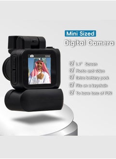 Generic Digital Camera，The world's smallest camera with 1.4 in LCD Screen Charging Base Monoreflexes Shaped CMOS Compact Portable Video Recorder Easy to Operate，64GB TF card  - Image 2