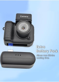 Generic Digital Camera，The world's smallest camera with 1.4 in LCD Screen Charging Base Monoreflexes Shaped CMOS Compact Portable Video Recorder Easy to Operate，64GB TF card  - Image 3