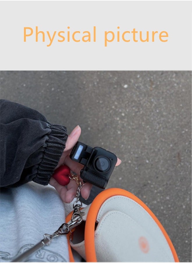 Generic - Digital Camera，The world's smallest camera with 1.4 in LCD Screen Charging Base Monoreflexes Shaped CMOS Compact Portable Video Recorder Easy to Operate，64GB TF card - Image 1