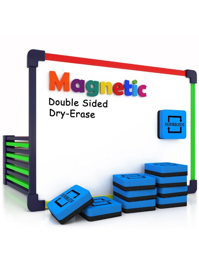 Scribbledo 10 Pack Magnetic Dry Erase Board For Kids Whiteboard 9”X12” Includes White Board For Kids Writing Learning & Drawing Art Educational Kids Toy - Image 1