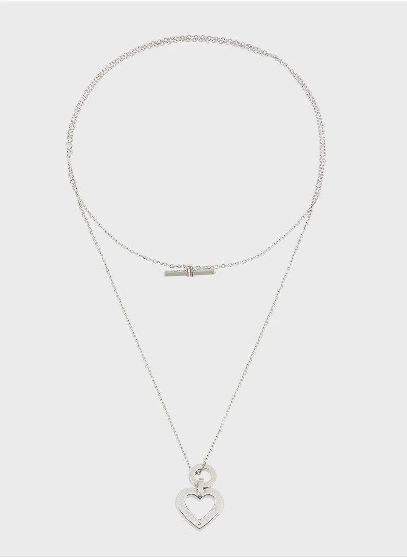 TOMMY HILFIGER Toggle Heart Necklace