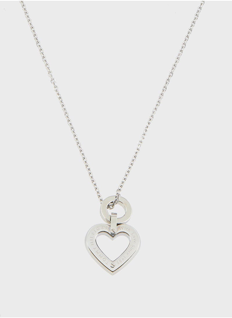 TOMMY HILFIGER Toggle Heart Necklace  - Image 2