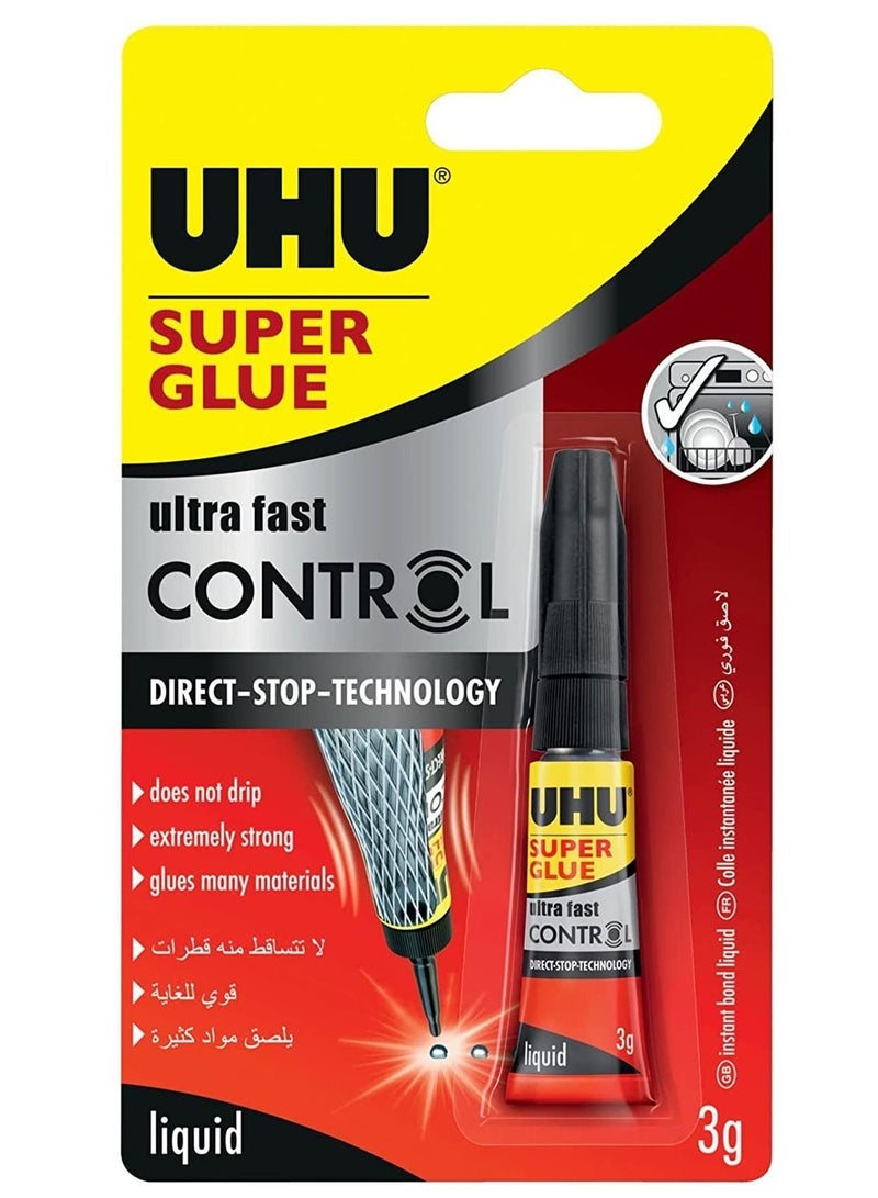 يو إتش يو غراء UHU Uhu Super Glue 3g Blister - Image 3