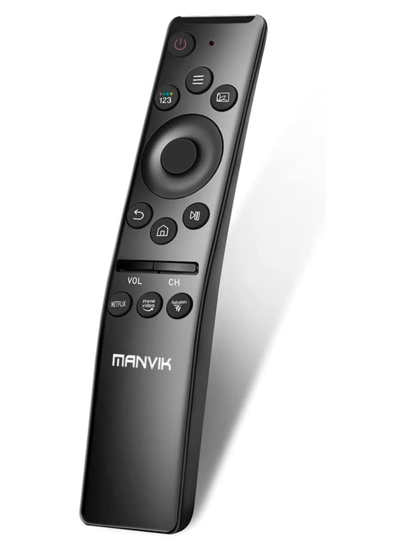 Manvik Universal remote-control ONLY FOR SAMSUNG smart-tv remote-replacement of HDTV, 4K UHD, Curved QLED and more TV's, with Netflix, Prime Video & Rokuten TV - Image 1