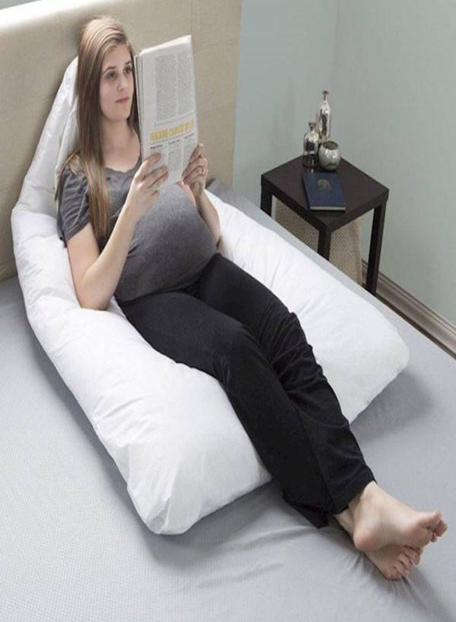 Cotton Maternity Pillow Cotton White 120x80cm - Image 4