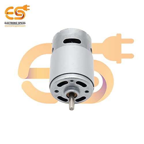 Electronicspices Electronic Spices Combo of 12 volts 555 DC Motor 12000rpm High Speed with Hand Drill Chuck set for DIY Projects Electric Drill Bits For Drilling Application (3.17 millimeters) - Multi, Metal - Image 2