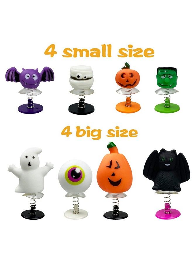 QINGQIU 24 Pcs Halloween Jumping Popper Toys Spring Launchers For Kids Boys Girls Halloween Party Favors Halloween Treat Bags Gifts Halloween Games - Image 3