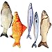 HAPY SHOP Catnip Toys 5 Pack Simulation Fish Shape Realistic Fluffy Catnip Doll Interactive Pets Pillow Chew Bite Supplies for Cat Kitten Kitty - Image 3