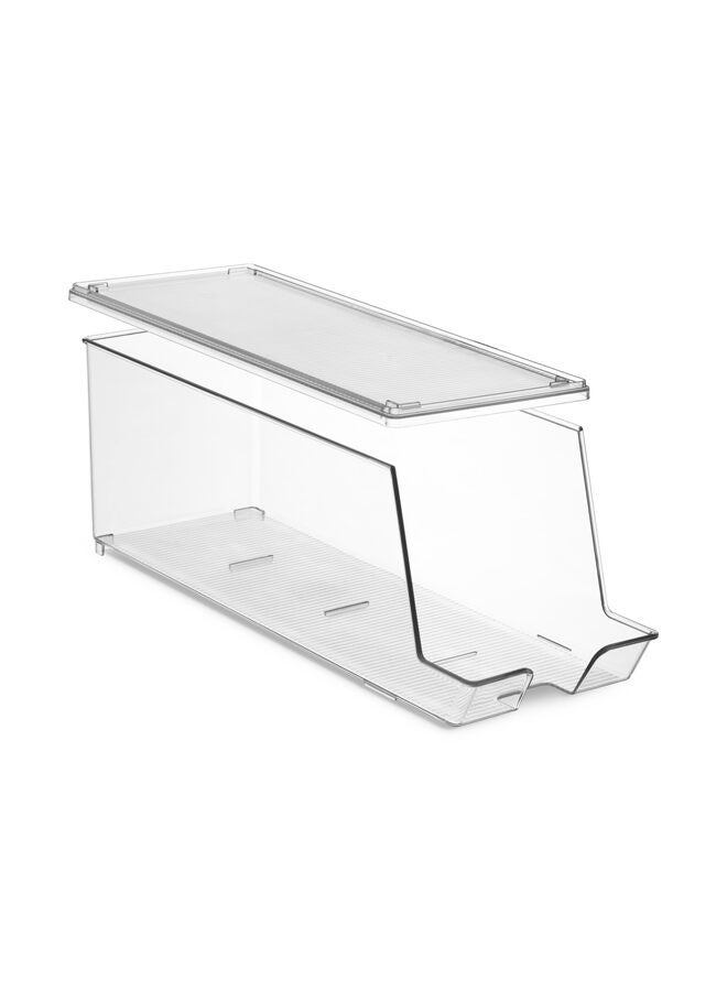 Soda Can Organizer for Refrigerator Stackable Can Holder Dispenser with Lid for Fridge, Pantry, Freezer – Holds 9Cans Each, BPA-Free, Clear Design?34.5×15×14.5cm (Color : 1pcs) - Image 4