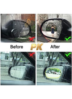 Generic Car Rearview Mirror Film, Anti Fog, Anti Glare, Anti Scratch, Anti Mis, Rainproof Waterproof, HD Nano Clear Protective Sticker Film for Car Mirrors, Side Windows, Safe Driving  - Image 4