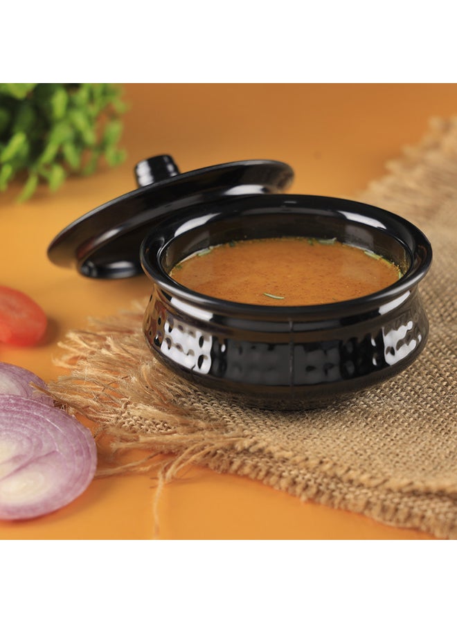 Royalford 6.6 Inches Biza Handi With Lid, Black - Image 5