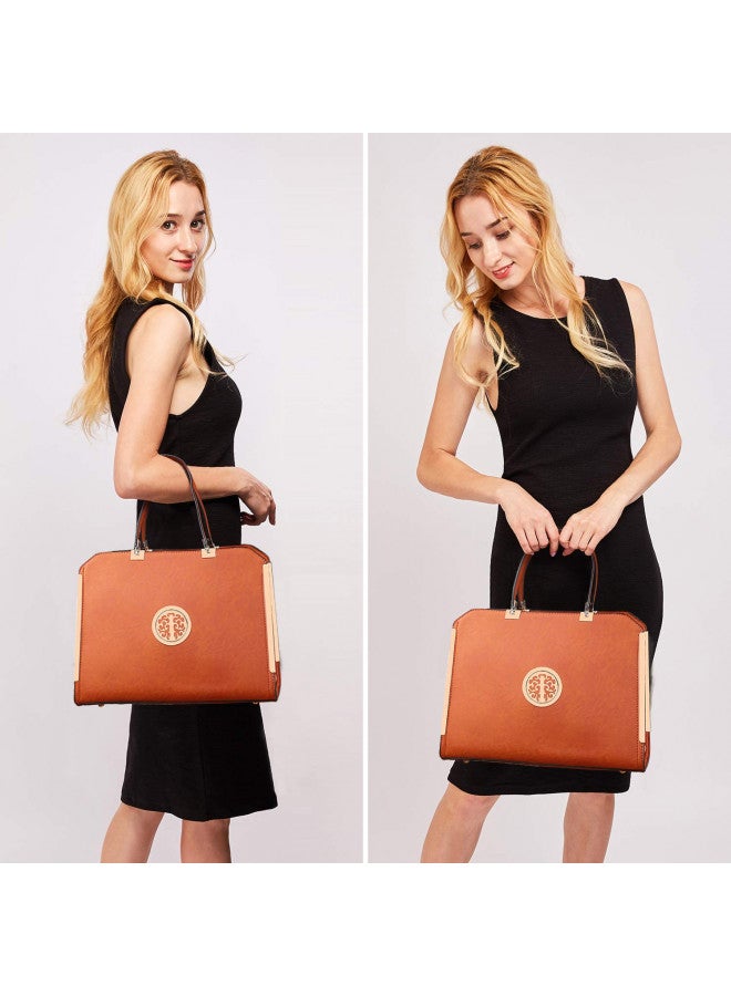 Dasein Women Purses and Handbags Top Handle Satchel Bags Large Shoulder Work Bag Tote with Wallet - Image 1