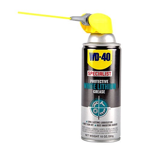 WD-40 Specialist Protective White Lithium Grease Spray with SMART STRAW SPRAYS 2 WAYS, 10 OZ [2- Pack] - Image 2