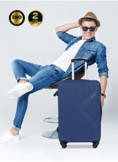 PARAJOHN Neutro 3 Pieces ABS Luggage Trolley Set - NAVY  - Image 5