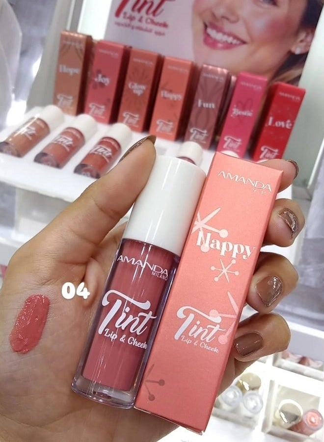 Amanda tint lip& cheek no.04 happy 4.5ml - Image 3