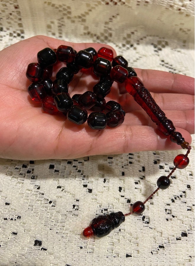 Faturan Prayer Beads For Men 33 Beads Size 10mm x 11.5mm - Image 5