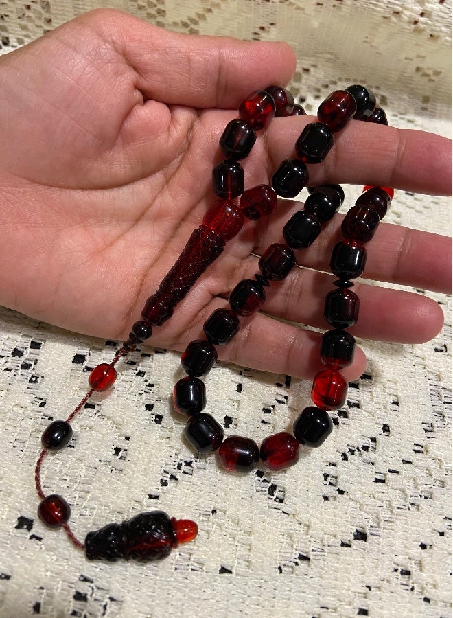 Faturan Prayer Beads For Men 33 Beads Size 10mm x 11.5mm - Image 1