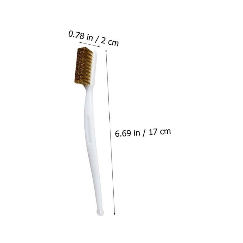 3D Printer Nozzle Cleaning Kit Hot Bed Brush with Copper Wire Bristles - Image 3