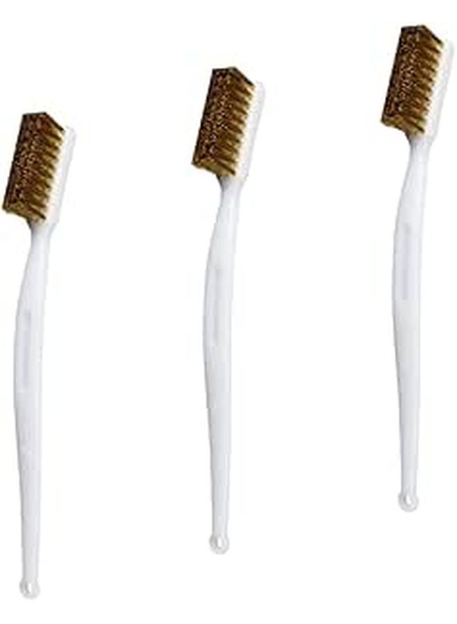 3D Printer Nozzle Cleaning Kit Hot Bed Brush with Copper Wire Bristles - Image 1