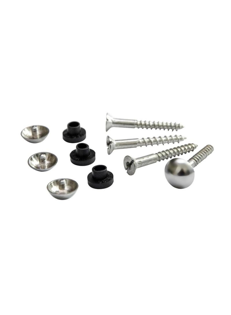 Dial عبوة براغي مرآة ديل من الصلب 4 × 35 مم 4 قطع