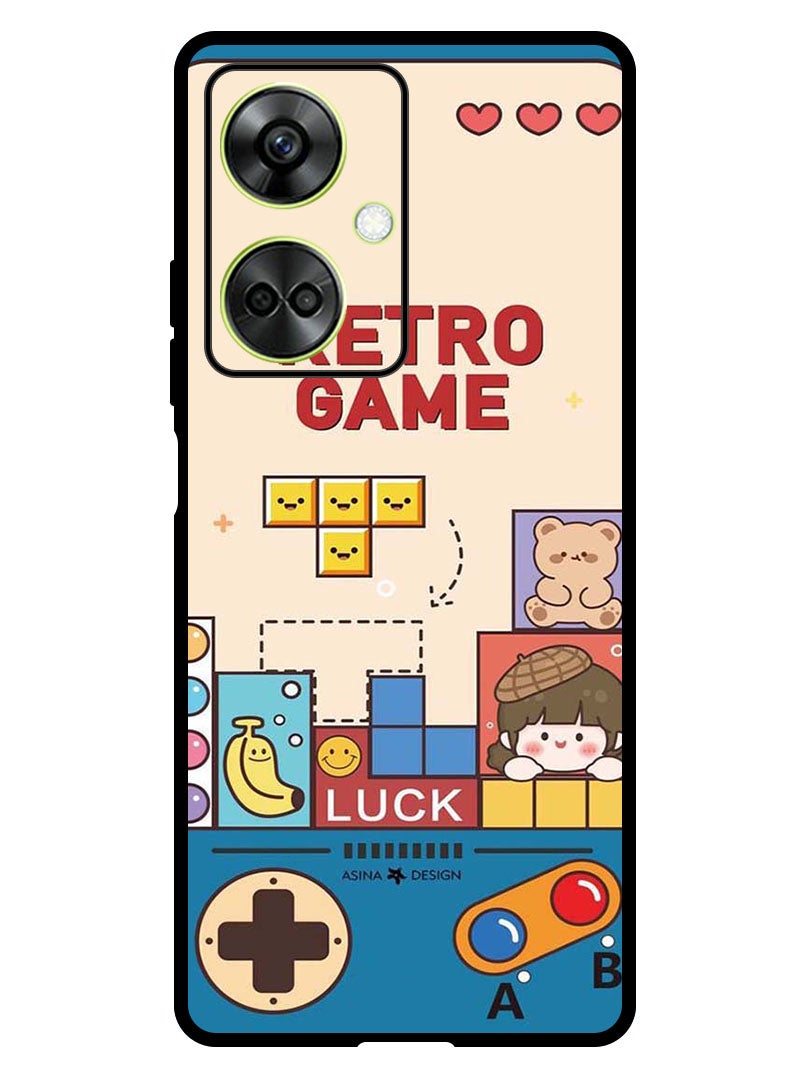 Theodor Protective Case Anti Scratch Shock Proof Bumper Cover For OnePlus Nord CE 3 Retro Games - Image 1