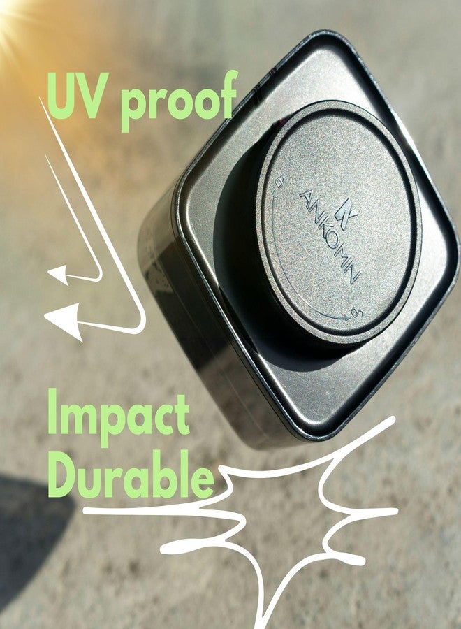 ANKOMN 100% airtight container storage jar for up to 1 oz, UV-protected canister with integrated holder could work with 8g humidity pack to keep things fresh and sealed for months - Image 5