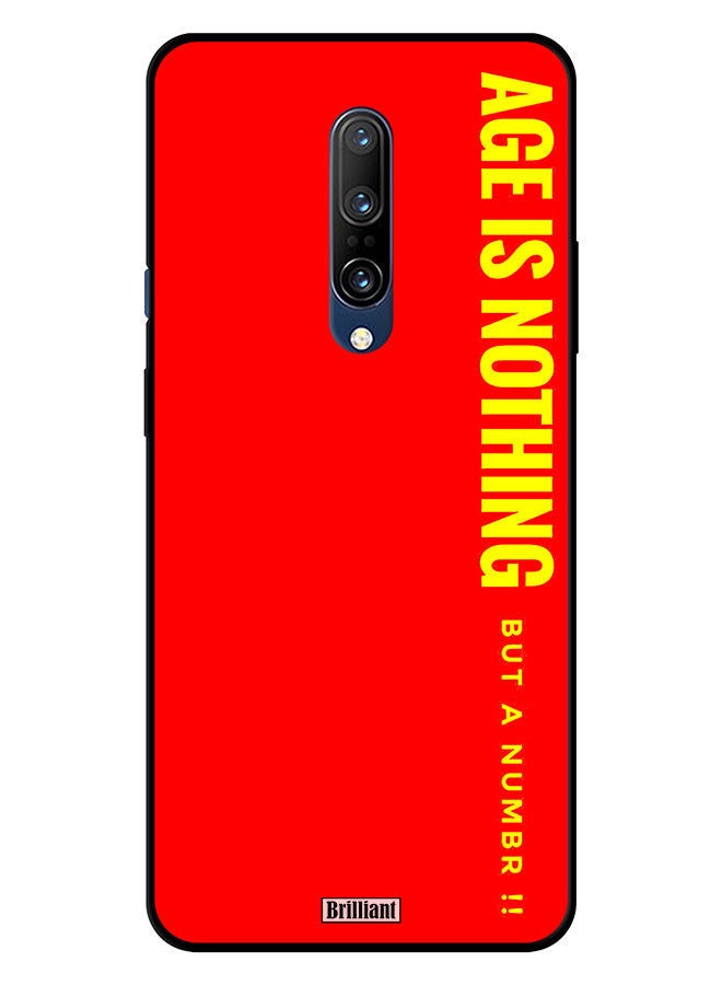 Brilliant Protective Case Cover For OnePlus 7 Pro Age Is Nothing But A Number  - Image 1