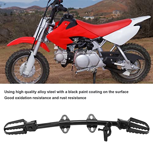 Camrusic Dirt Bike Foot Pegs, Steel Alloy Footpegs Mount Bracket Compatible with XR50 CRF50 50cc 70cc 110cc 125cc - Image 3