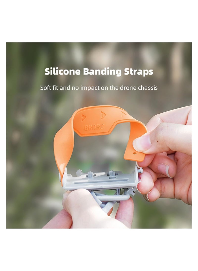 Foldable Landing Gear for DJI Mini 4 Pro Anti-Fall Extender Legs 25mm Elevate Your Drone Experience with these Orange Accessories - Image 4