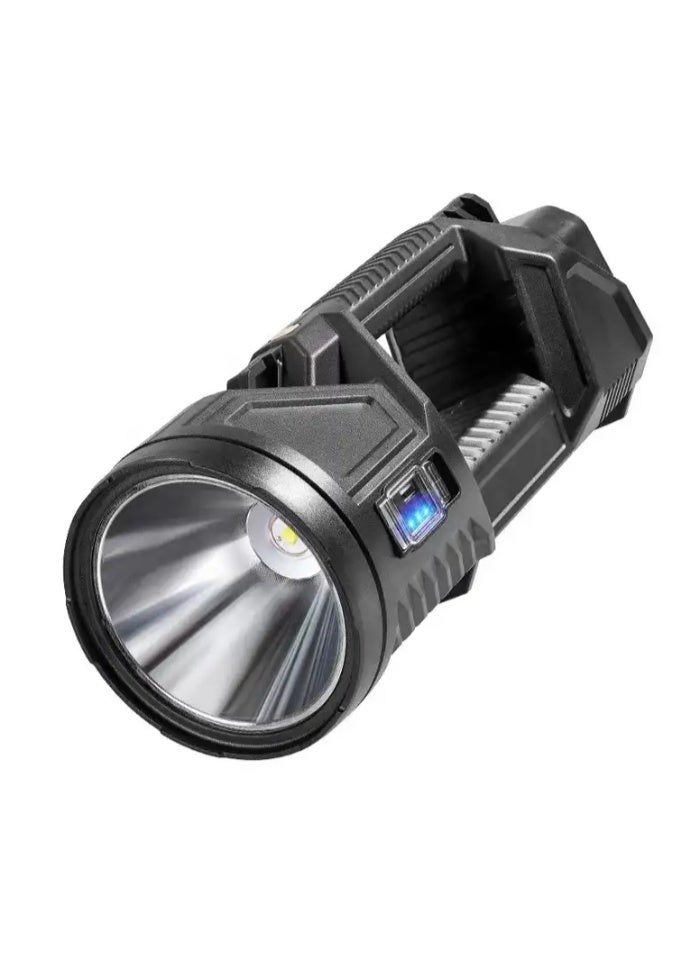 7-in-1 Multi-Functional XHP70 Rechargeable LED Flashlight – Brightest Long Range Solar Emergency Torch & Searchlight - Image 1