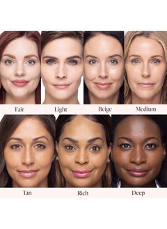 Mally Beauty Mally Beauty Stress Less Performance Foundation - Light - Buildable Medium to Full Coverage - Lightweight Foundation Liquid - Niacinamide Brightens and Hydrates Skin - Satin Finish  - Image 5