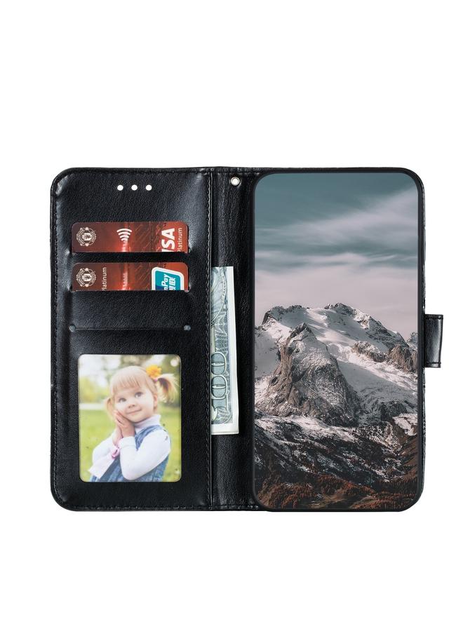 Zaboon Case For Fujitsu Arrows Be4 Plus F-41B Sun Mandala Embossing Pattern Phone Leather Case - Image 4