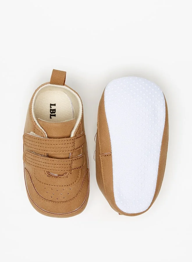 ال بي ال من شو اكسبرس Boy's Perforated Booties With Hook And Loop Closure