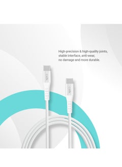 CALK 60W Type-C to Type-C Universal Data Transmission and Fast Charging Cable For Samsung S23 Ultra and All Type-C Ported Android Smartphones  - Image 4